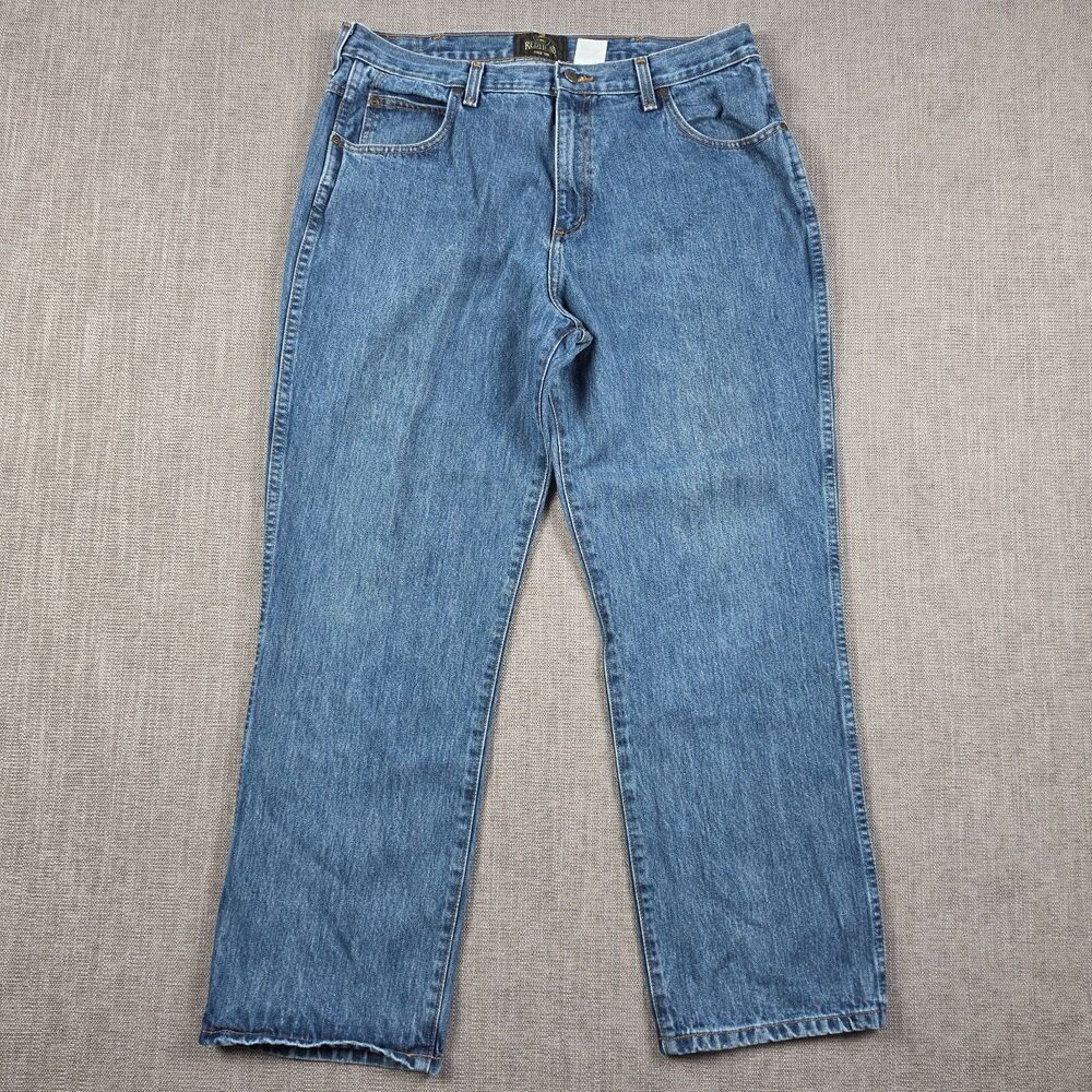 RedHead Men’s Relaxed Fit Jeans 36x30 Blue Medium Wash Denim Pants Heritage VTG